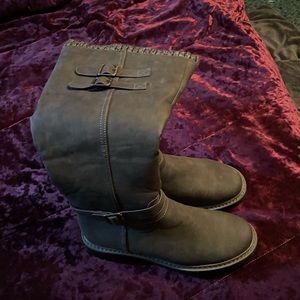 Noel Buckle Detailed Tall Boot Size 10